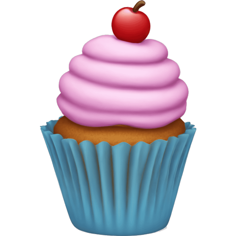 Cupcake with how emoji