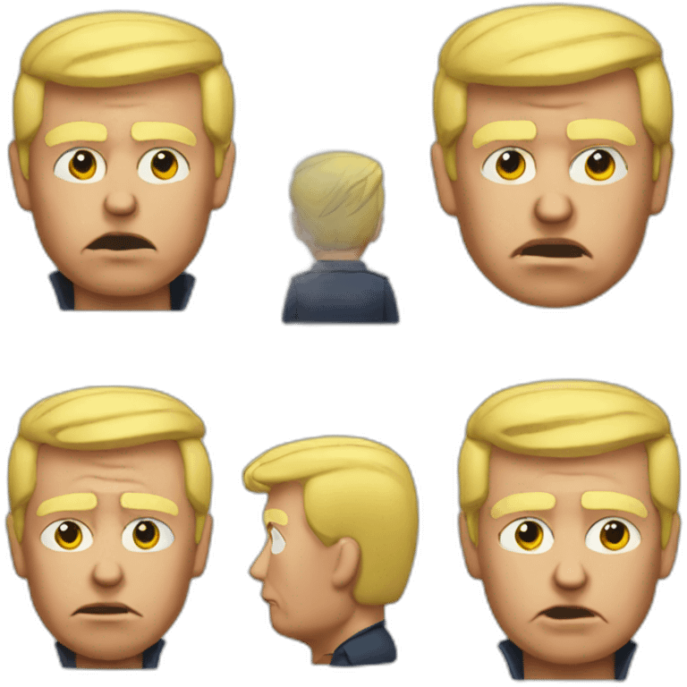 donald-trump-arrested emoji