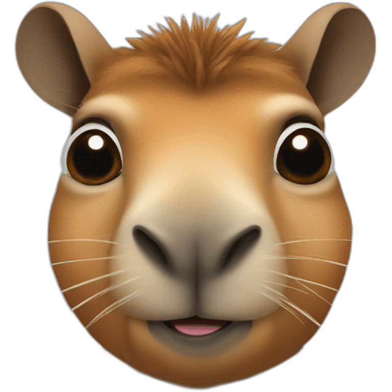 capibara sur girafe emoji