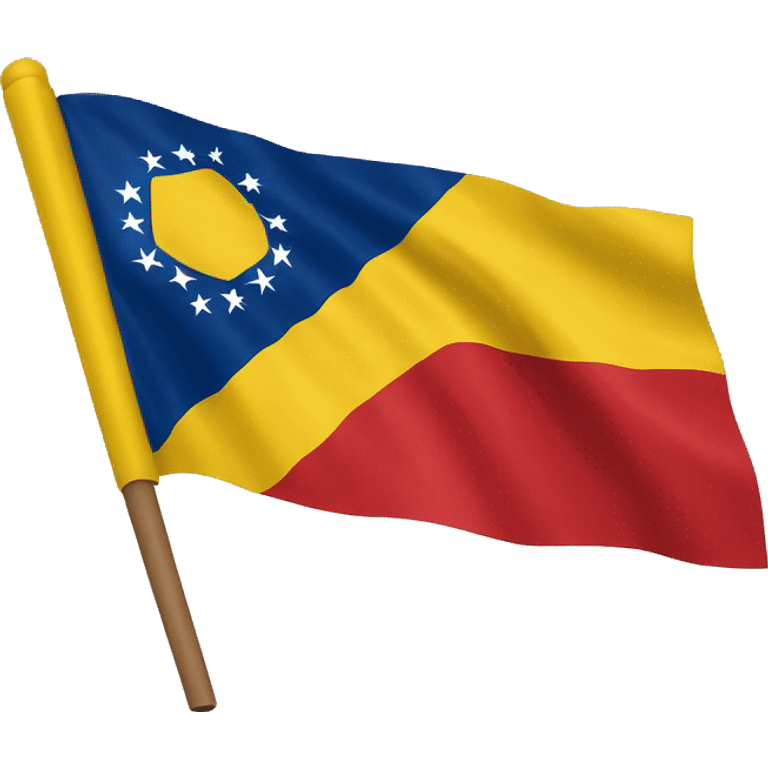 Bandera solo de Antioquia, Colombia  emoji