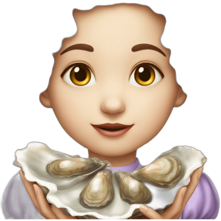 Oyster-baby-in-Alice’s-wonderland emoji