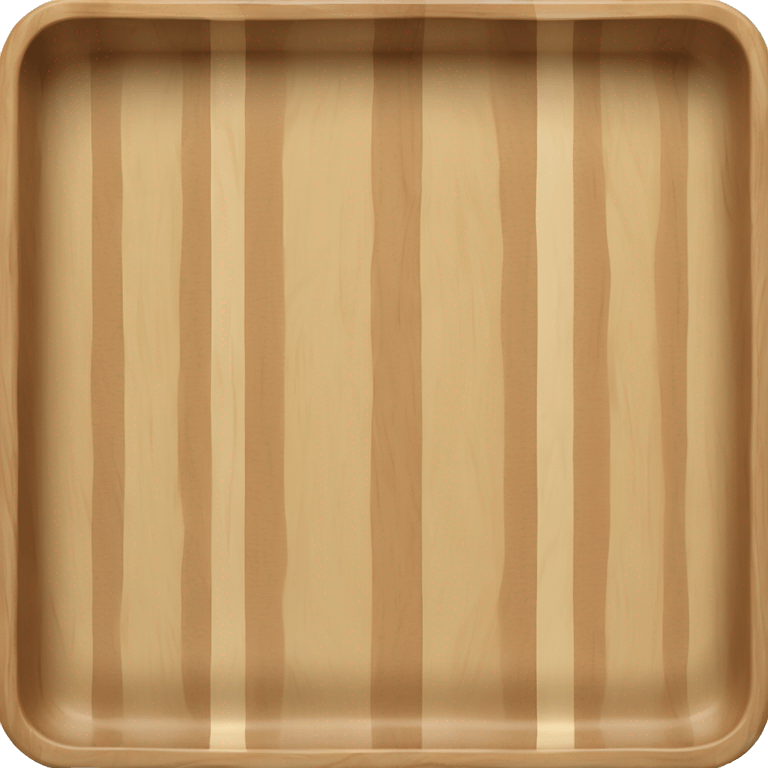 Wood scalloped tray  emoji