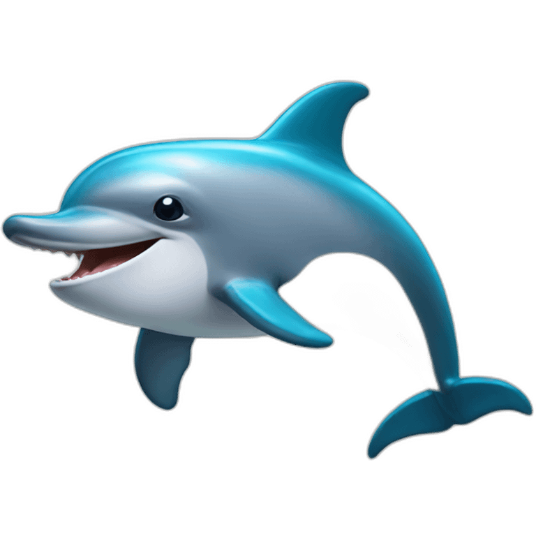 smiling-dolphin emoji