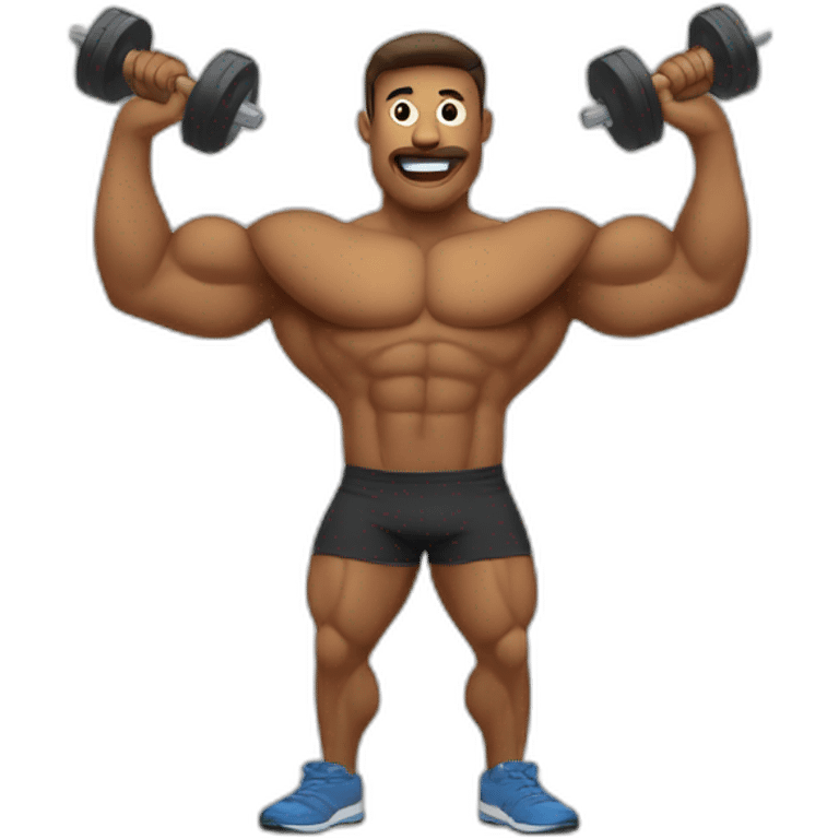 Gym fitness muscule  emoji