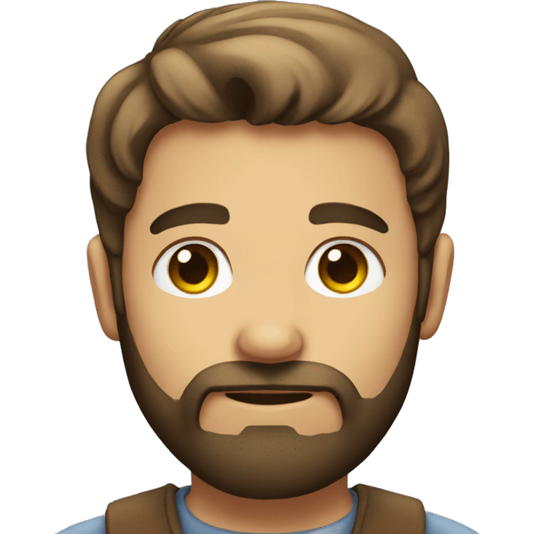 bearded boy gazing at you emoji