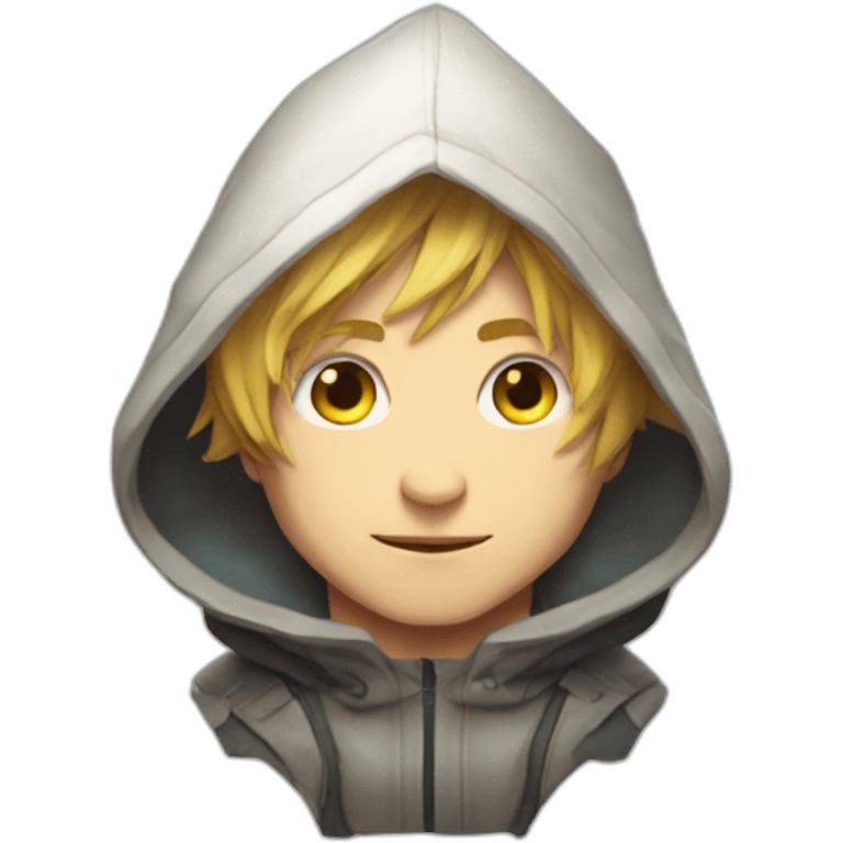 Ezreal with a hood emoji