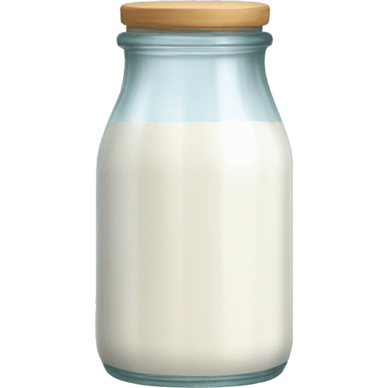 Glass milk jar emoji