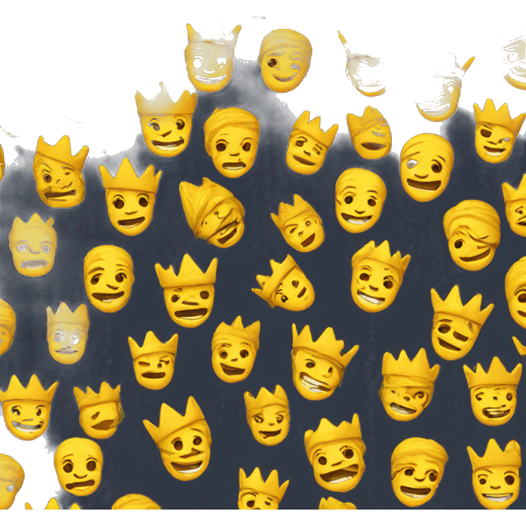 yellow king emoji