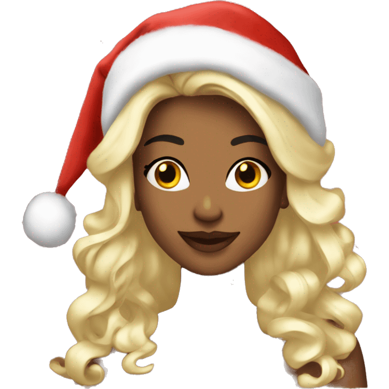 Coquette christmas emoji