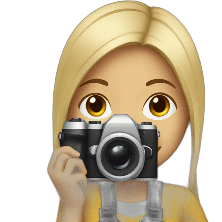 Hiab girl with camera emoji