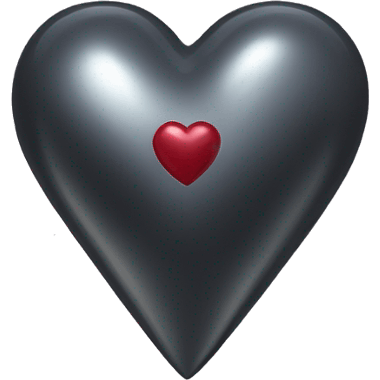 Hematite heart emoji