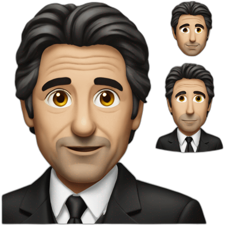 al pacino wearing suit emoji