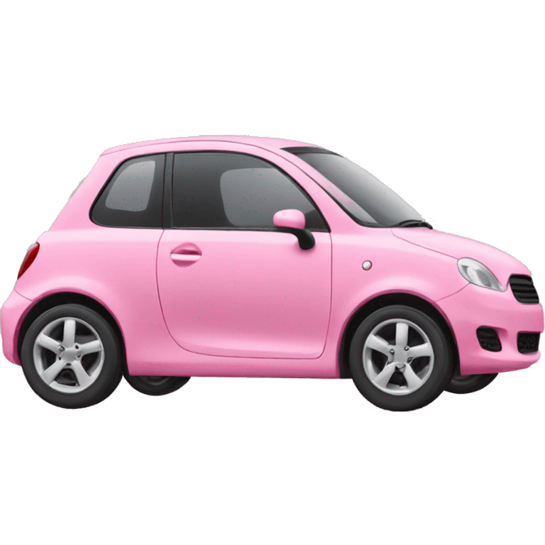 small pink car emoji