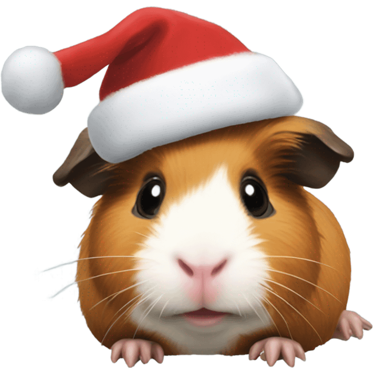 Guinea pig Christmas  emoji