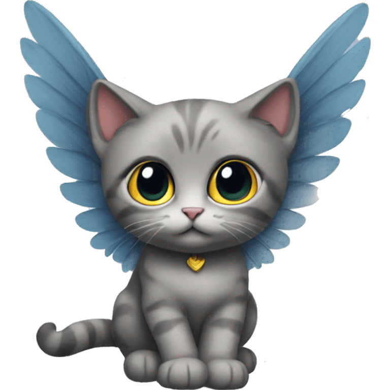 kitty with wings emoji