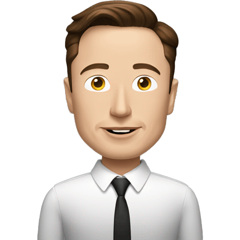 Elon Musk with tesla emoji