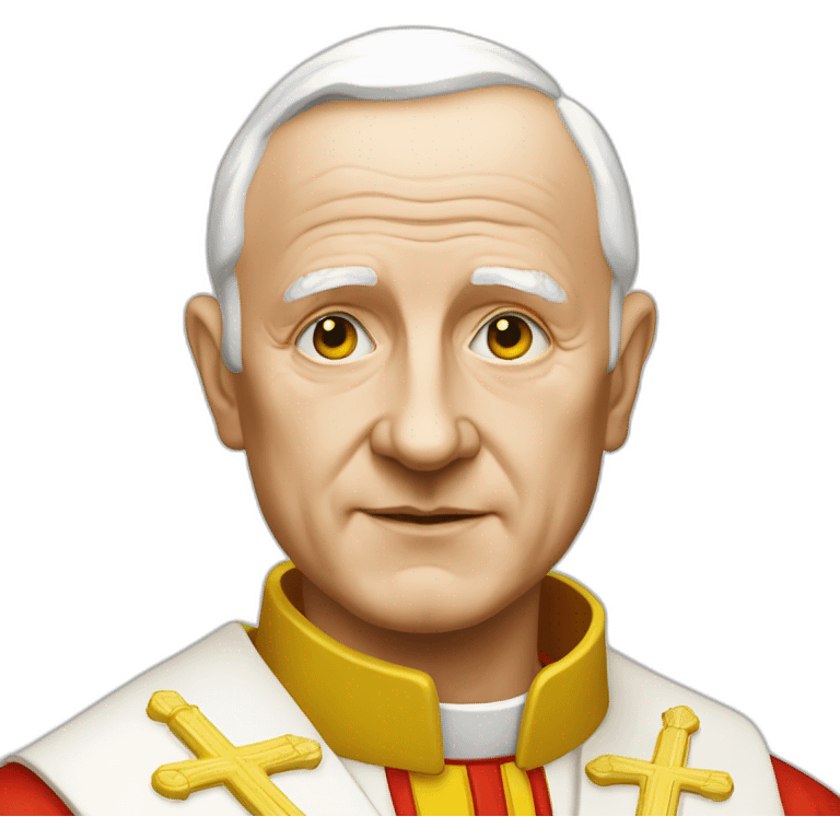 john-paul-ii-with-very-saturated-unnatural-yellow-skin emoji