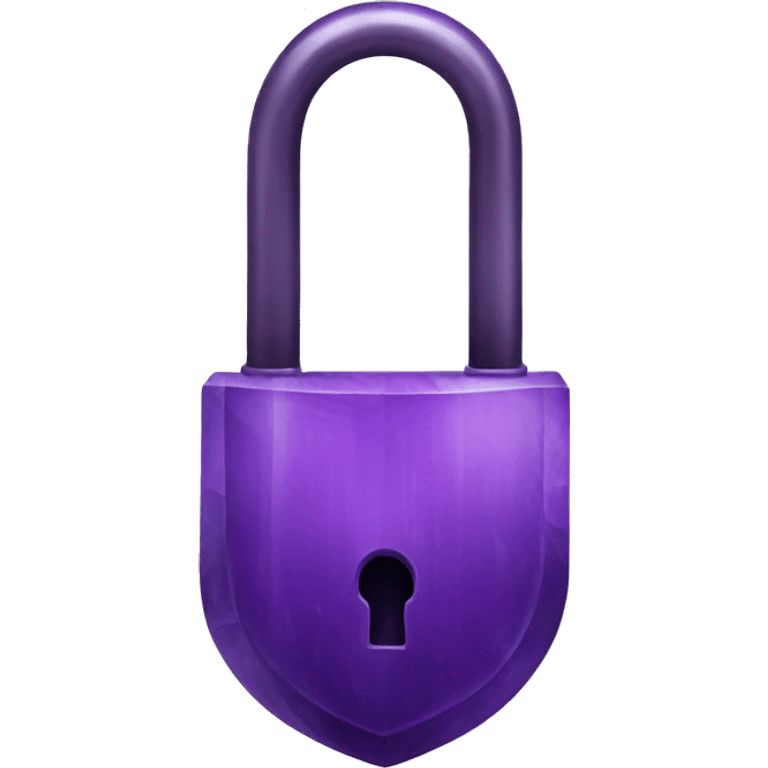 amethyst padlock emoji