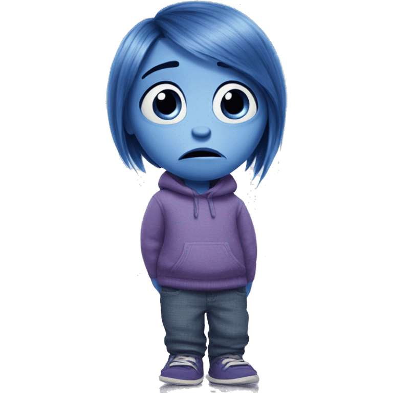 Inside out 2 sadness emoji