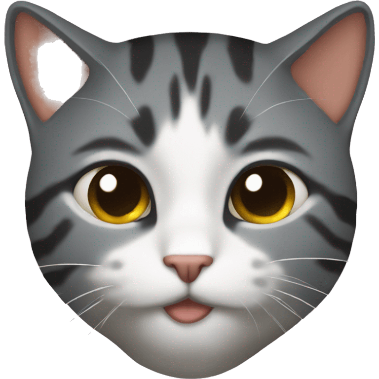 chat sur un chat emoji