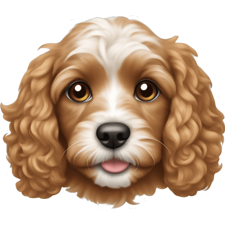 Cavapoo puppy emoji