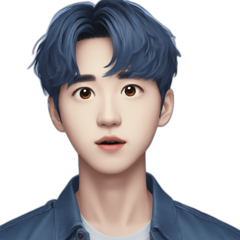 Txt soobin blue hour emoji