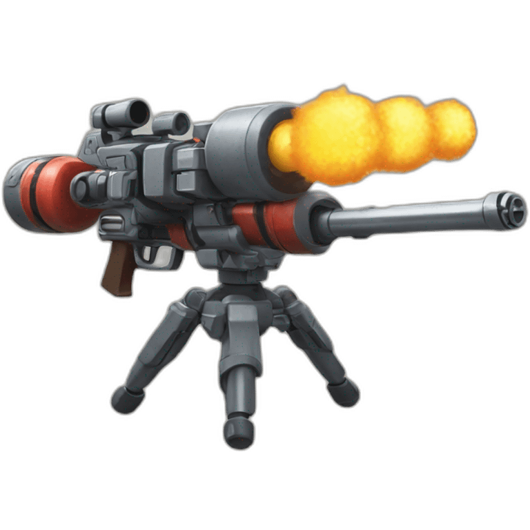 minigun shooting pokeballs emoji