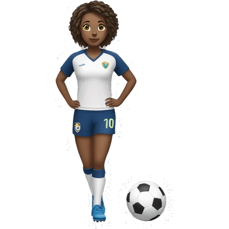 female footballer emoji