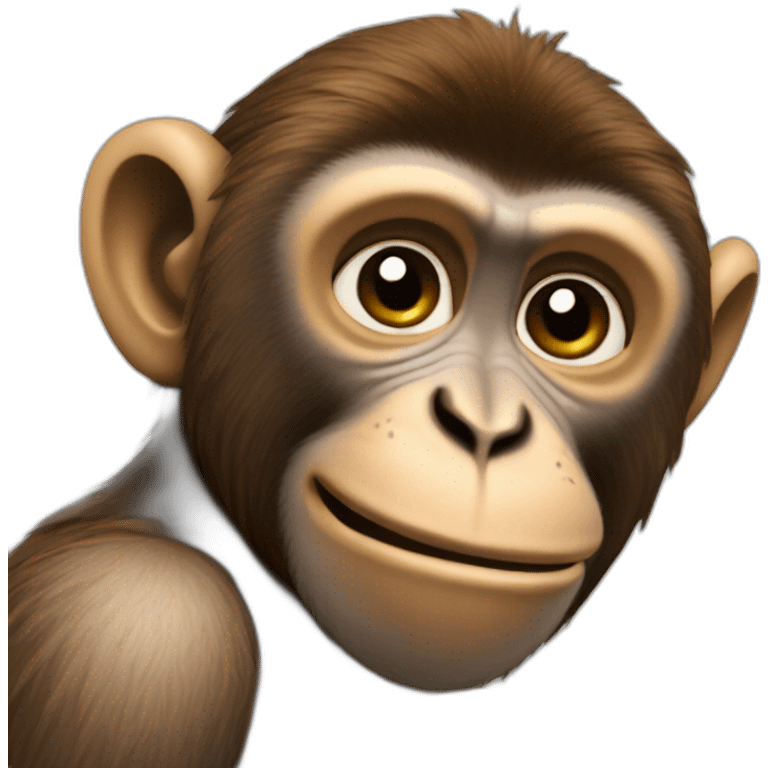 Macaco musculoso emoji