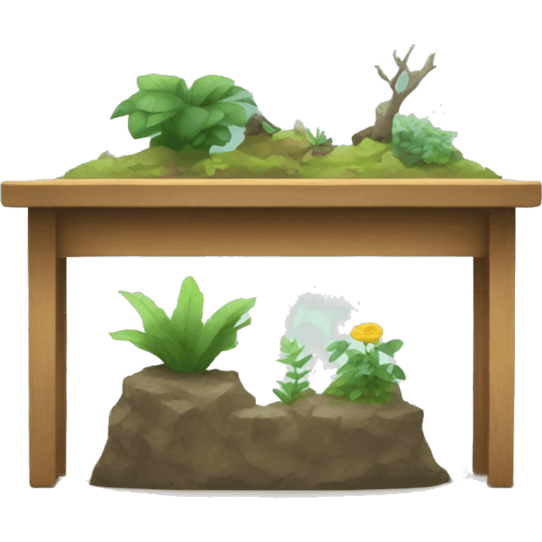 Terrarium table emoji