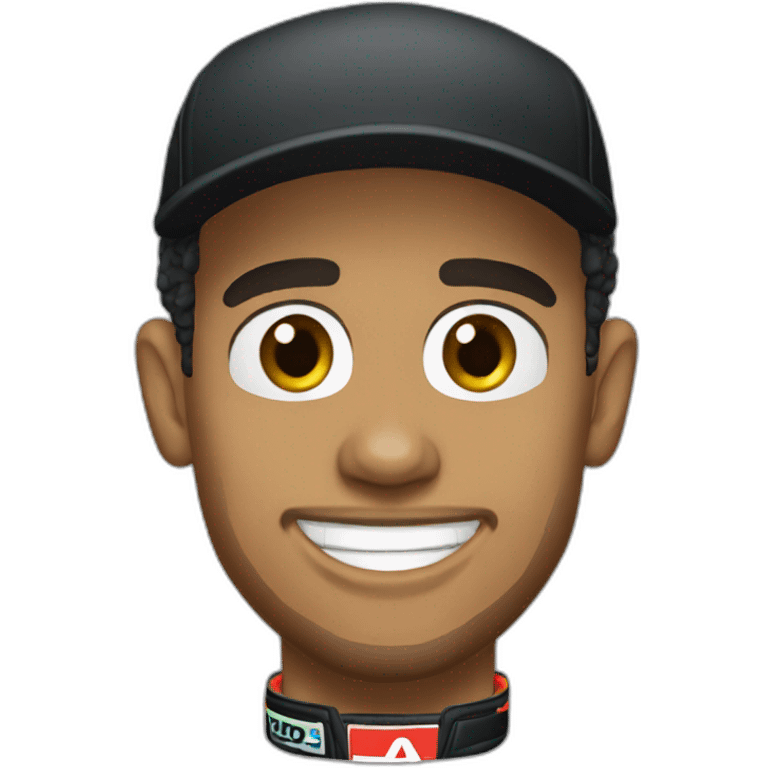 Lewis Hamilton formula one emoji