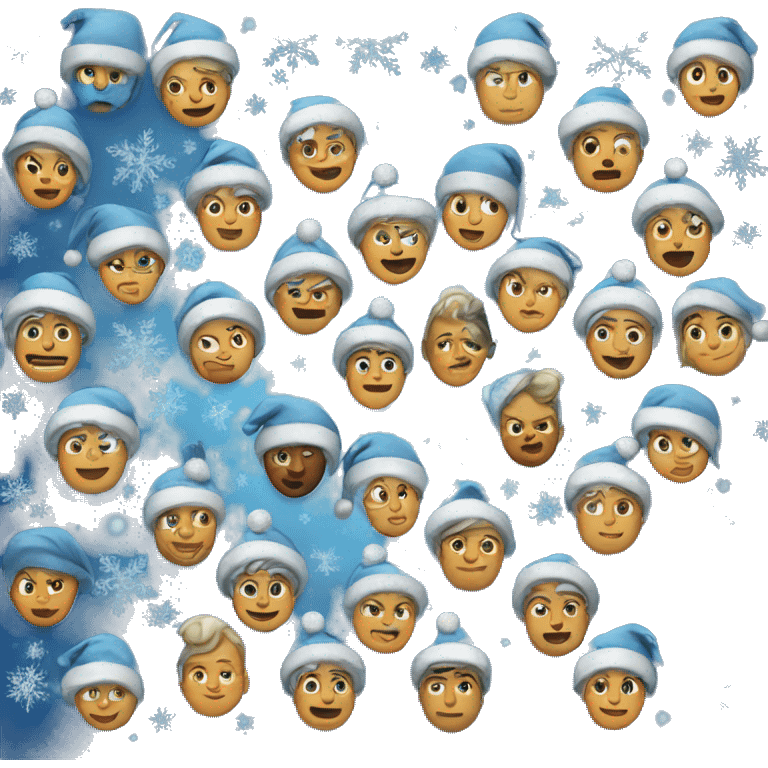 Blue Christmas  emoji