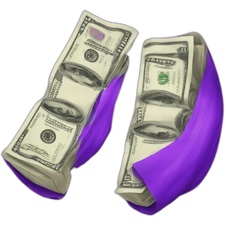 purple money emoji