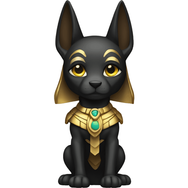 Chibi Anubis Full Body emoji