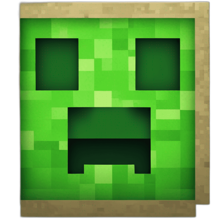 Minecraft creeper emoji