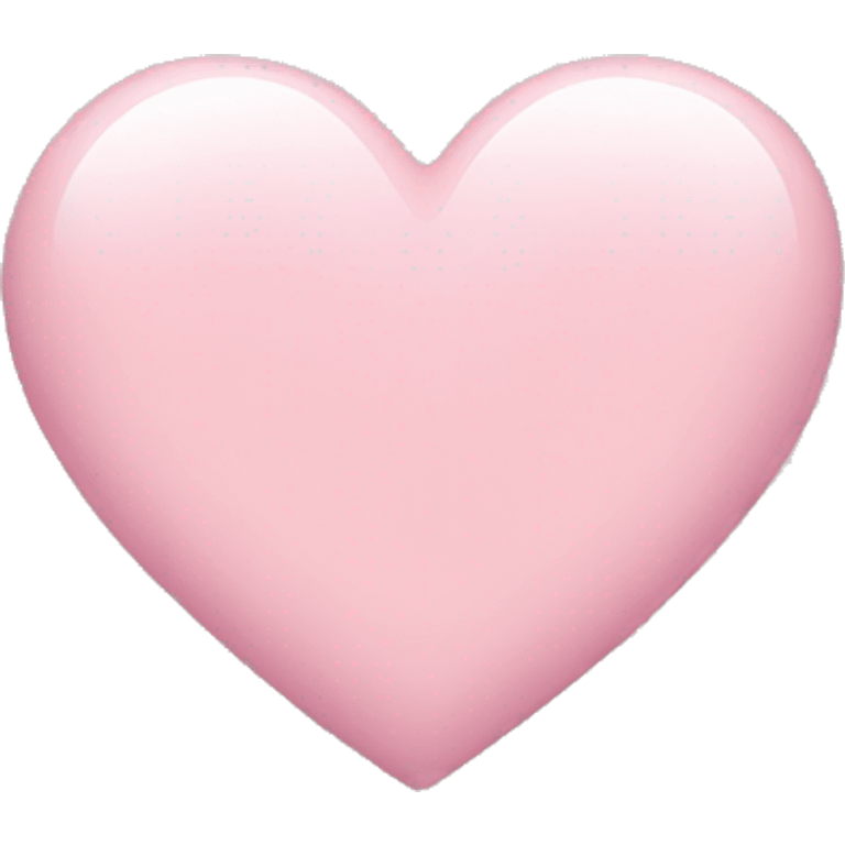 Light pink heart  emoji