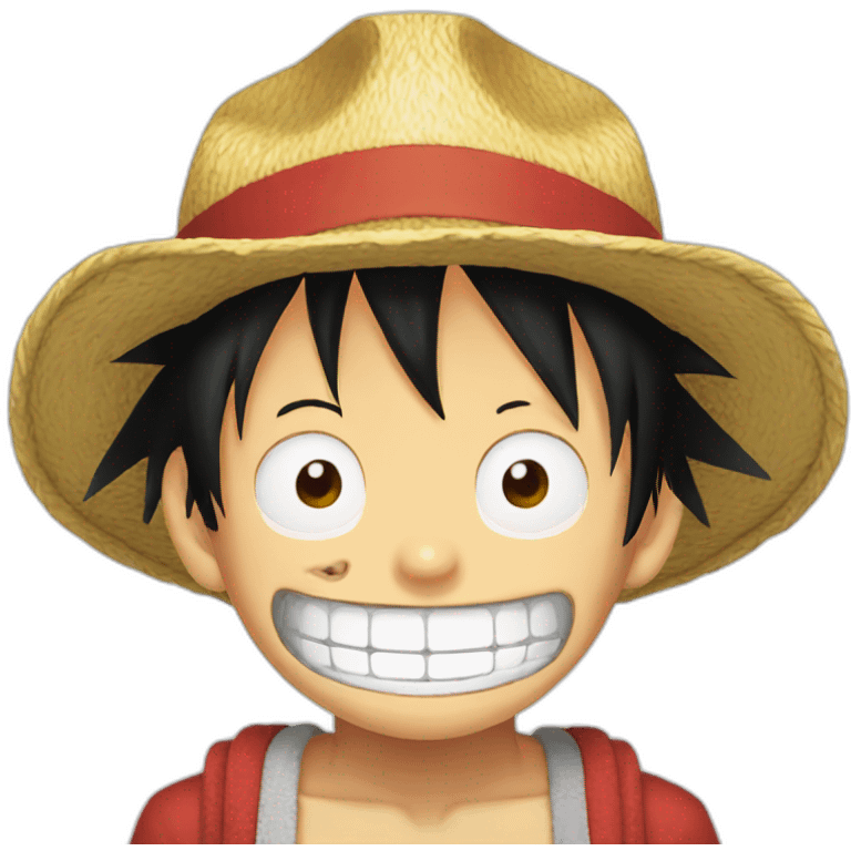 Monkey Luffy emoji