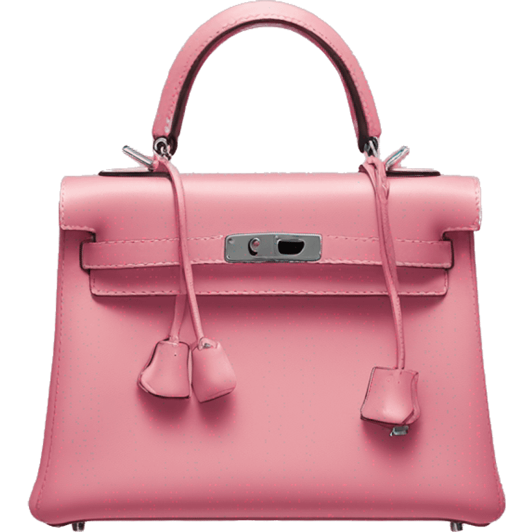 Pink bag mini Kelly Hermes  emoji