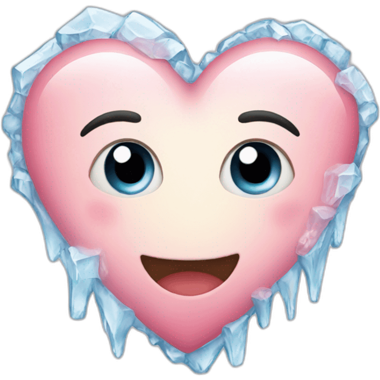 Heart ice emoji