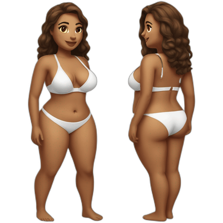 full-body-curvy-beauty-in-a-white-bikini-both-sides  moji emoji