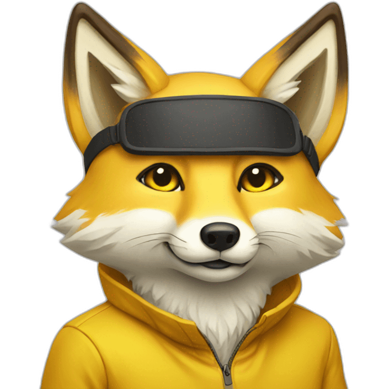 yellow fox emoji