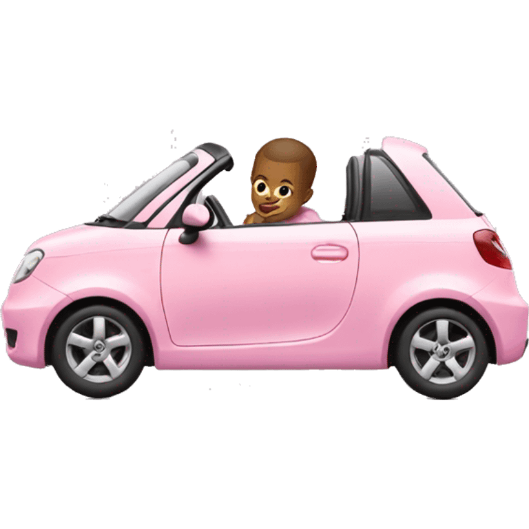 Baby pink car emoji