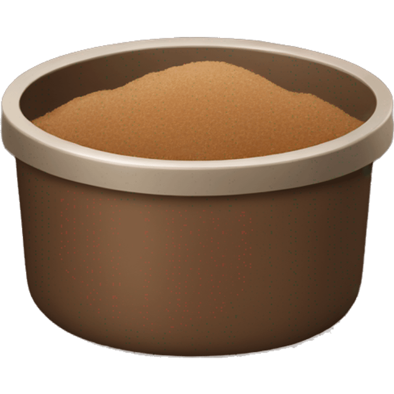 brown body scrub pot emoji