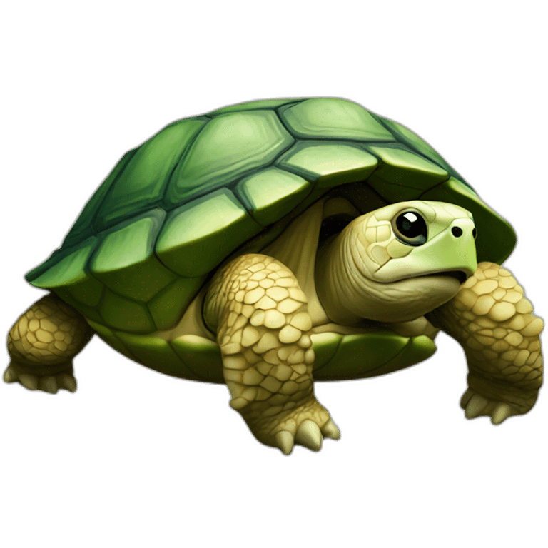 Tortue sur tortue emoji