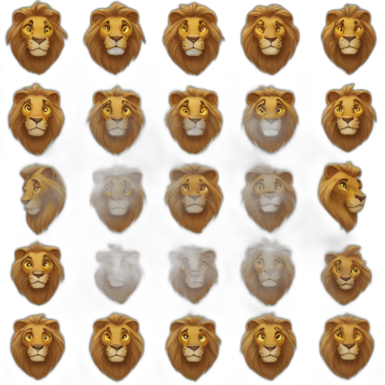 the lion king emoji