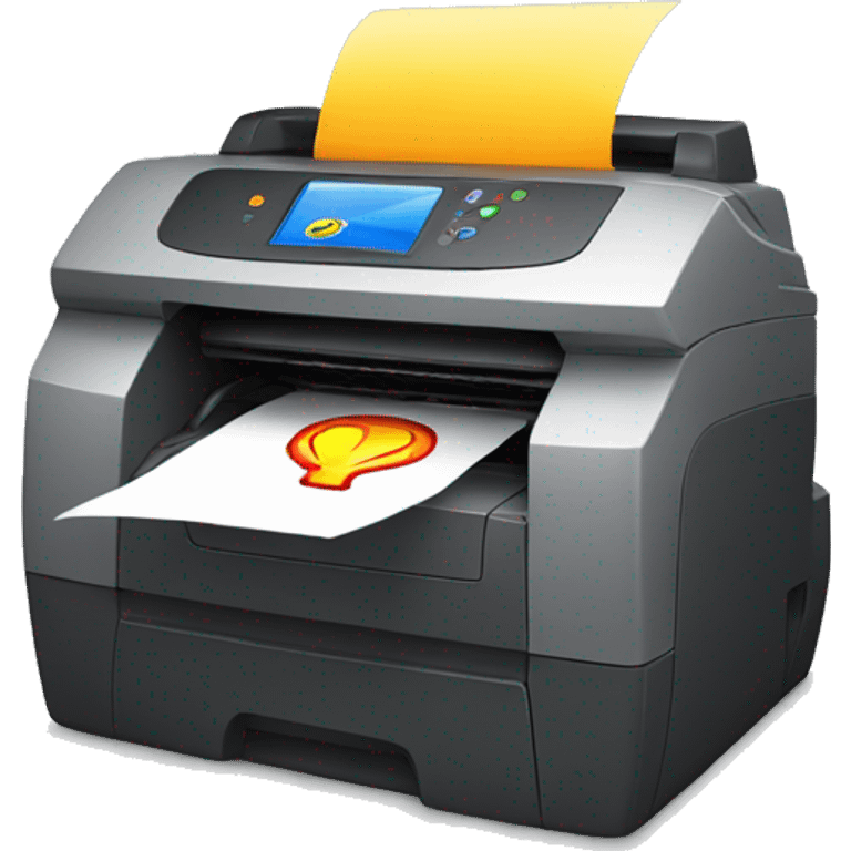 Printer that explodes emoji