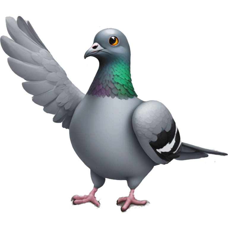 pigeon reading newspaper emoji