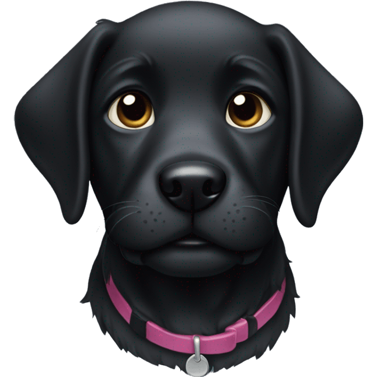 Black dog puppy emoji