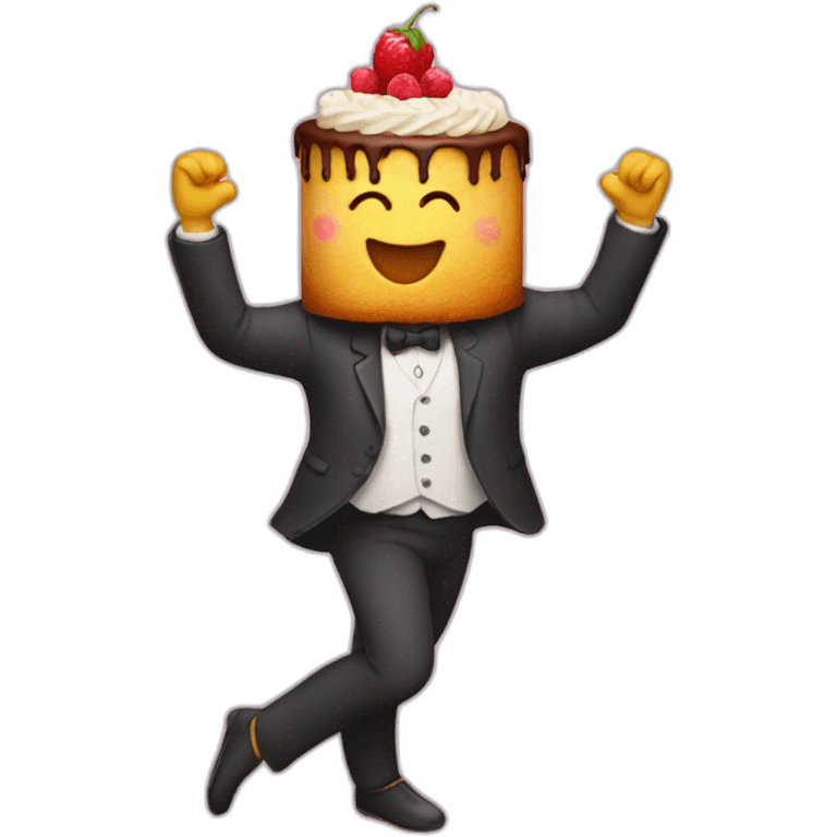 dancing cake emoji