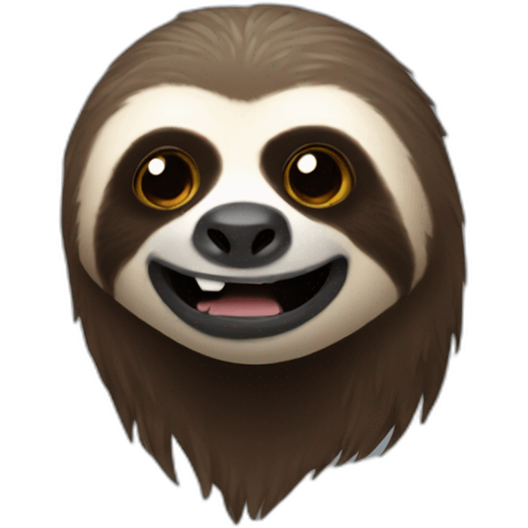 Killer sloth emoji